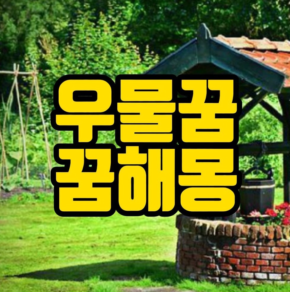  [꿈해몽] 우물에빠지는꿈, 우물꿈 관련 꿈풀이 30선
