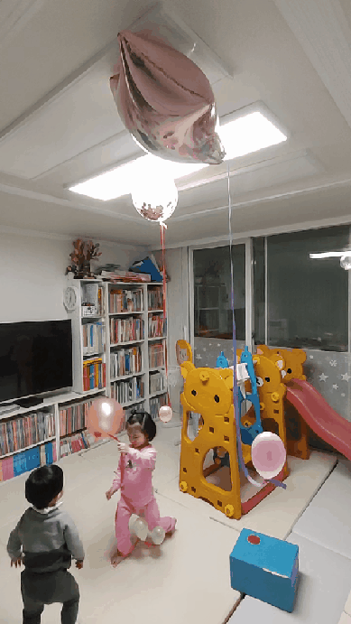  [집콕놀이] 아이들과 함께한 헬륨가스 풍선 놀이