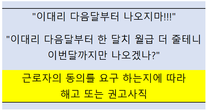 해고와-권고사직