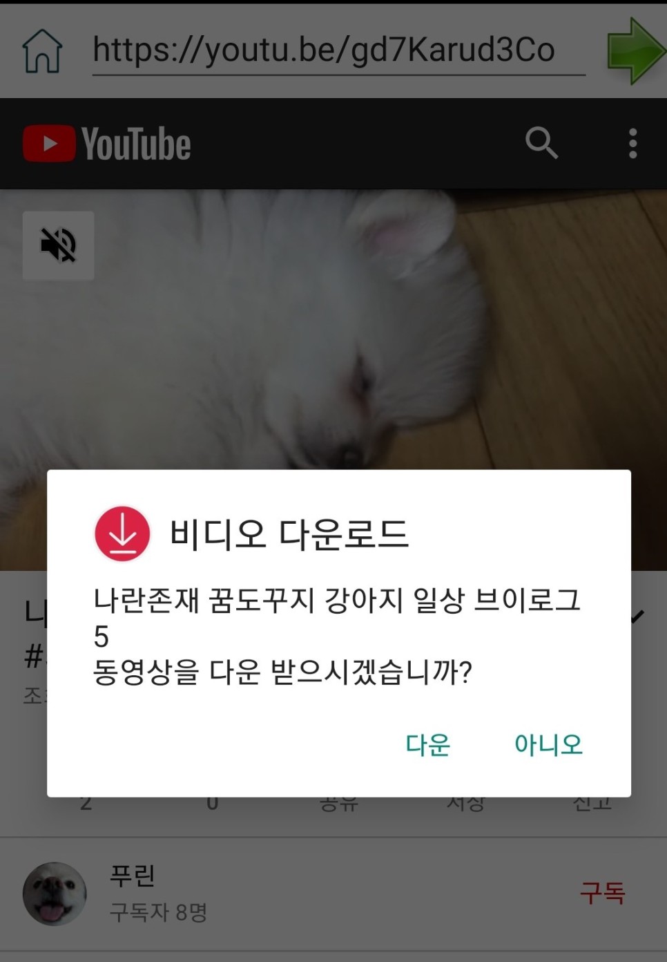 추출포인트!!! (Feat. y2m ate, 주소앞에 ss, 동영상다운로드, 클립다운, 푸딩TV) 모바일 유튜브 동영상 저장&음원 14