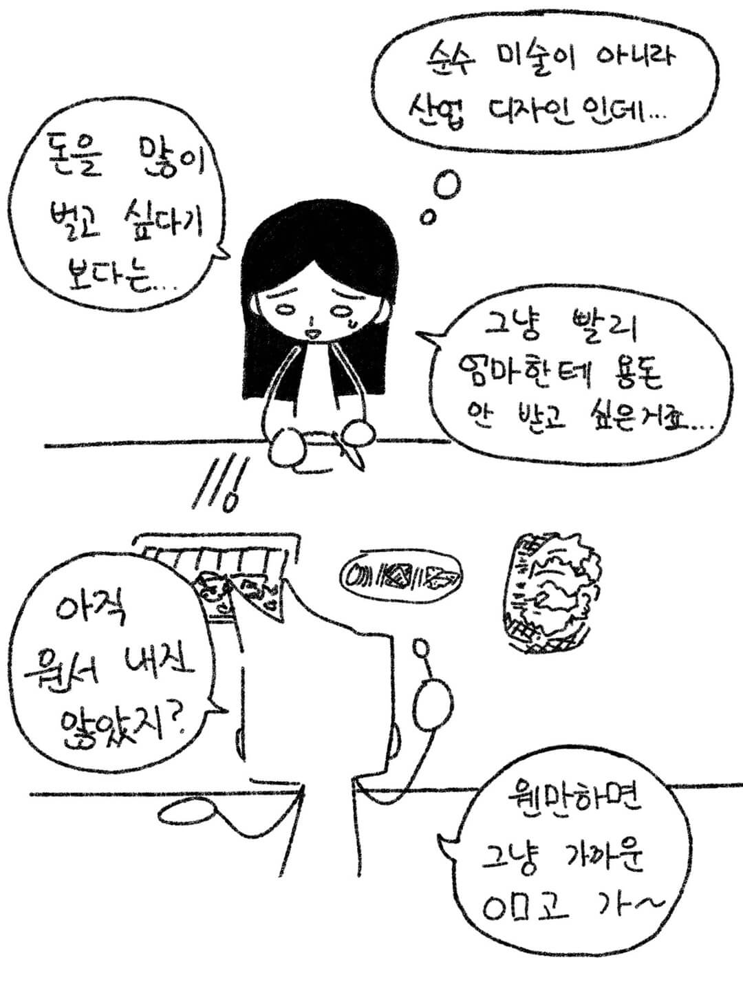 순수 미술이 아니라 산업 디자인인데