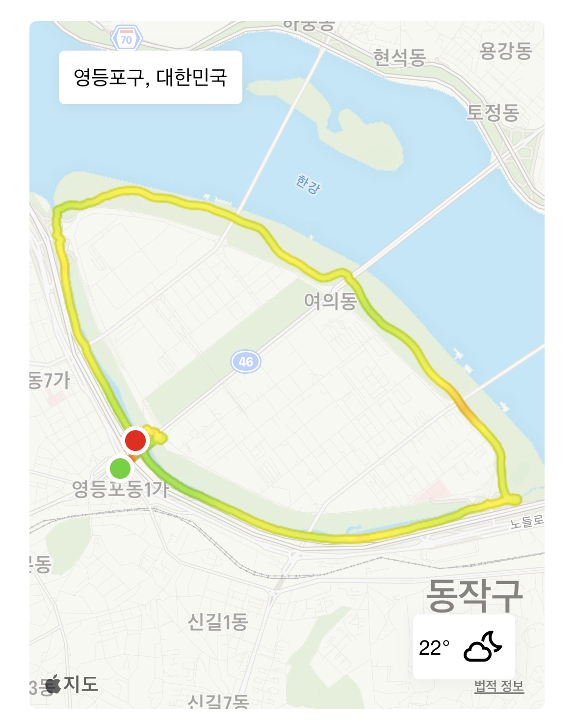  여의도 한바퀴 러닝, 4Km만 뛰면 8Km도 뛸 수 있다