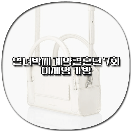 열녀박씨 계약결혼뎐 7회 이세영 가방