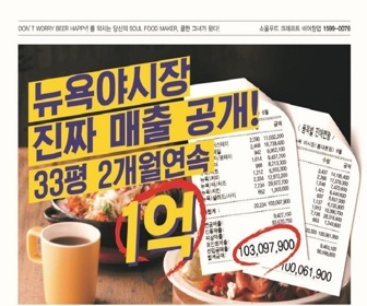  뉴욕야시장, 낮과 저녁엔 치킨, 밤에는 주점!