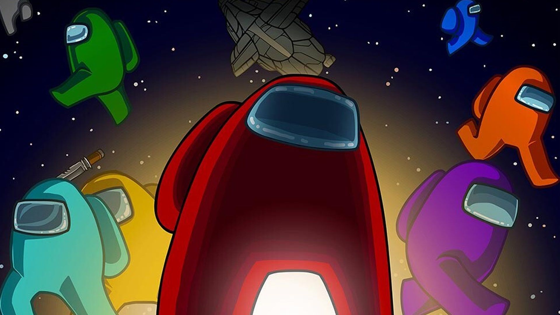 어몽어스 고화질 배경화면 7종 다운로드