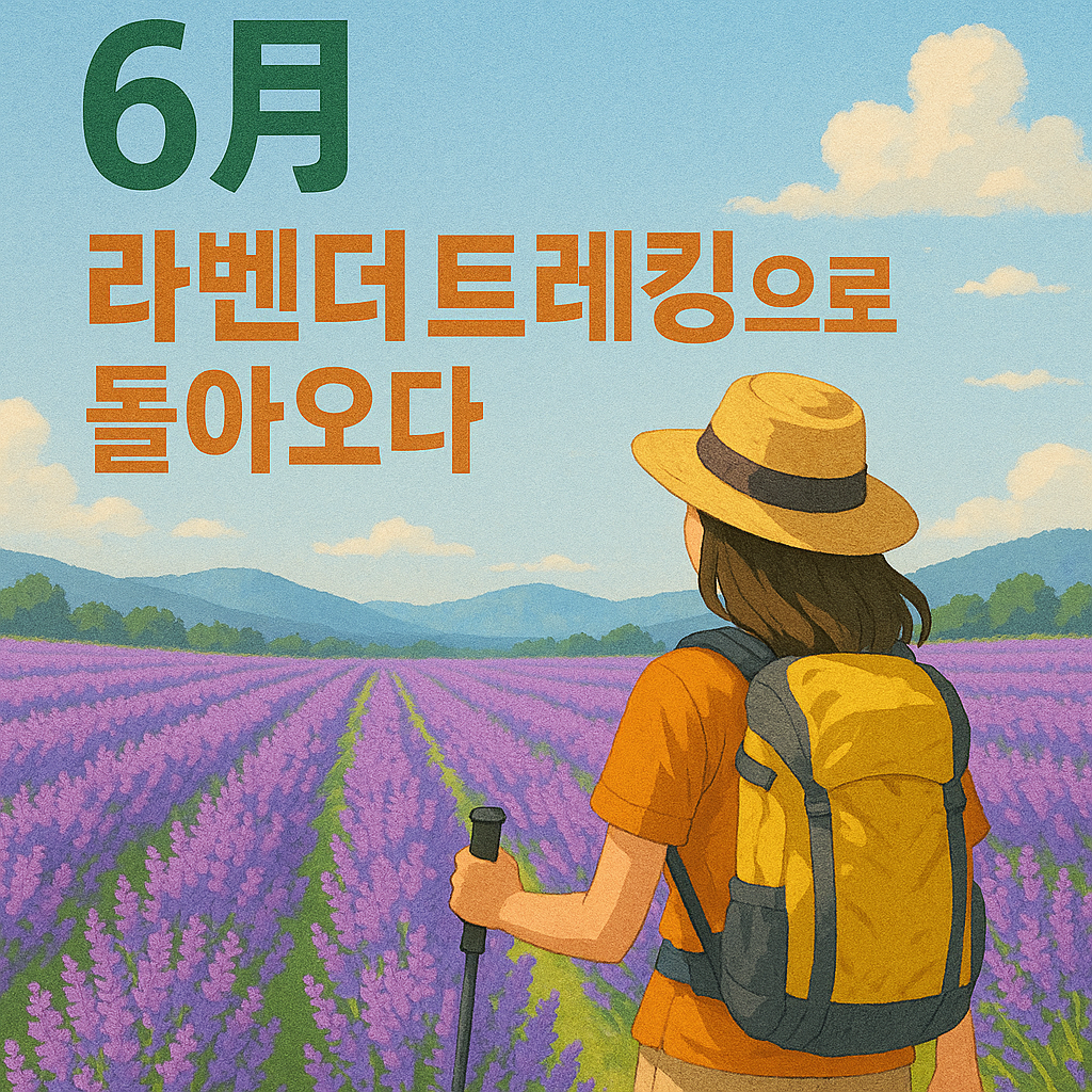 6월 라벤더 트레킹, 오감 힐링 여행