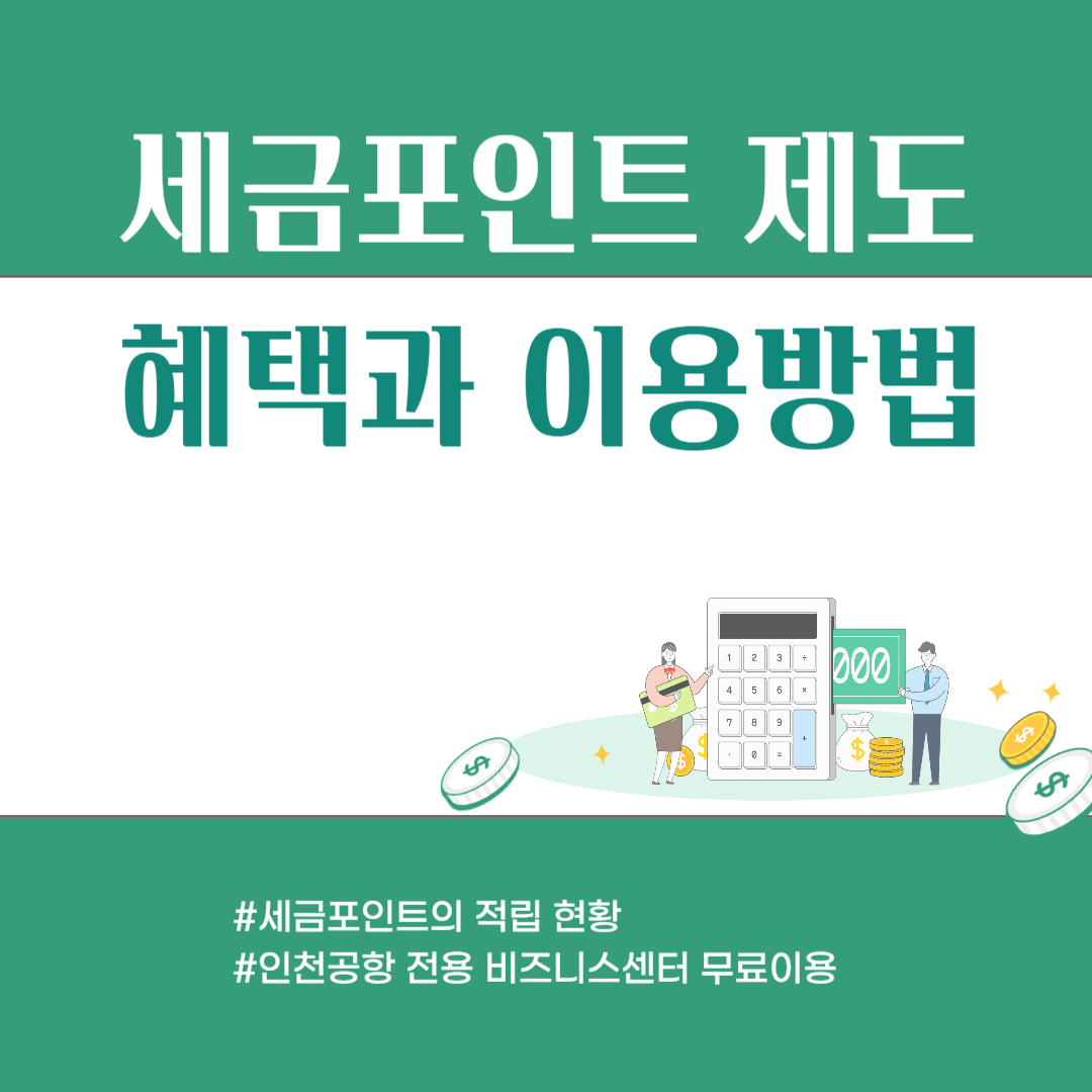 세금포인트 제도&#44; 혜택과 이용방법