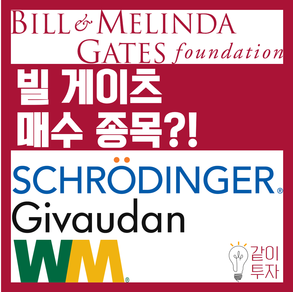  [대가들의 포트폴리오 - Bill Gates] 빌 게이츠가 최근 매수한 종목들은 무엇일까?