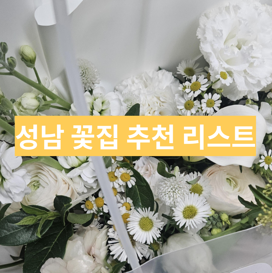  [경기/성남]  남한산성역, 모란역 꽃집 추천 3선