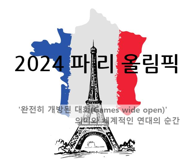 &quot;파리 2024 올림픽: &#39;완전히 개방된 대회(Games wide open)&#39;의 의미와 세계적인 연대의 순간&quot;