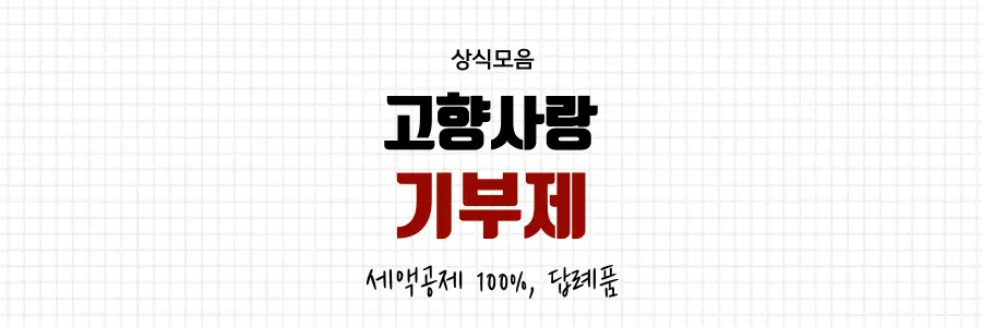 고향사랑기부제란