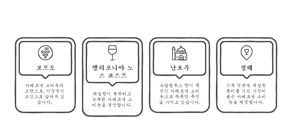 카베르네소비뇽 주요 생산지역