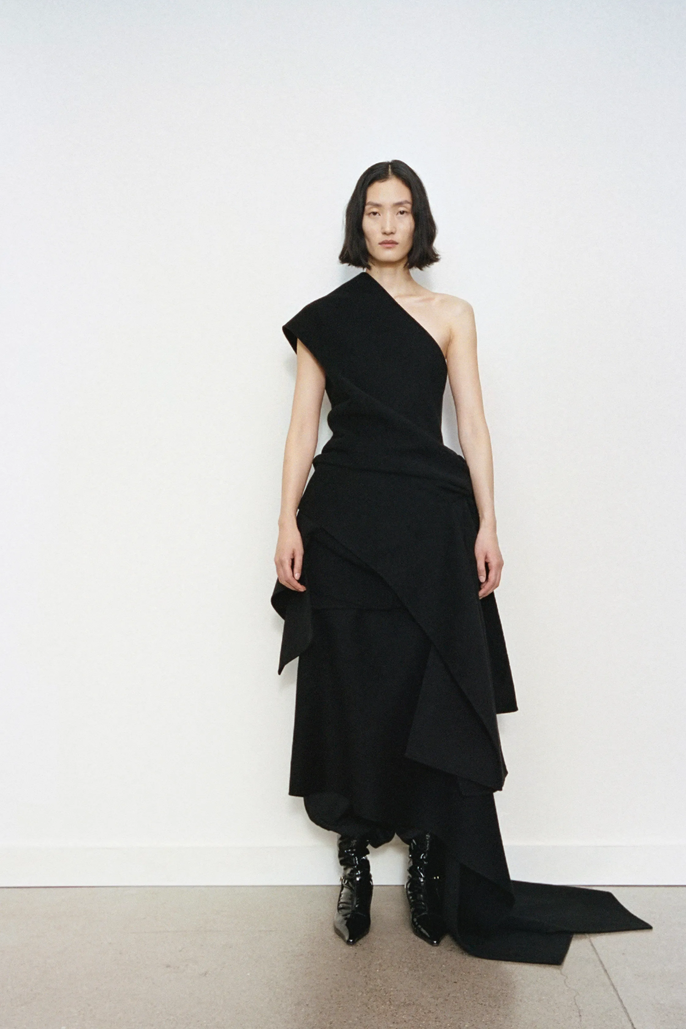 The-Row-2023-FW-Black-Long-Dress