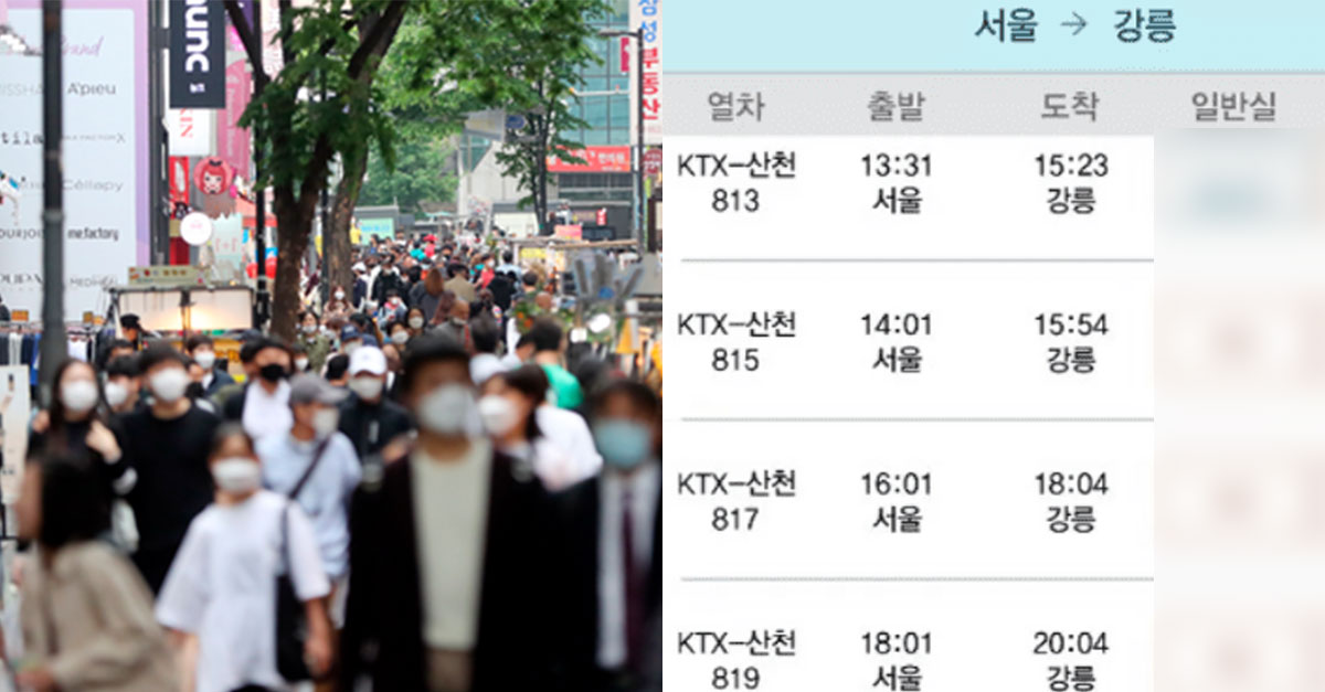  충격적인 실시간 KTX 예약 현황 ㄷㄷ