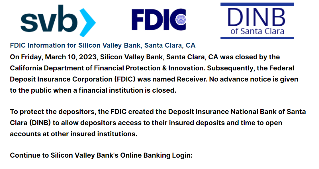 미국 SVB(Silicon Valley Bank) 예금자보호조치 승인 1