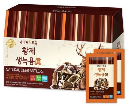  네이처드림 황제 생녹용진 국내산 생녹용 부원료 녹용의 효능 선물용으로 딱좋다!!