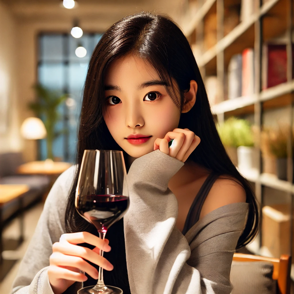 와인잔 잡는법
