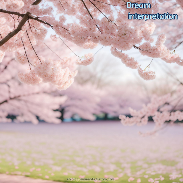🌸 벚꽃 꿈해몽 20가지 🌸