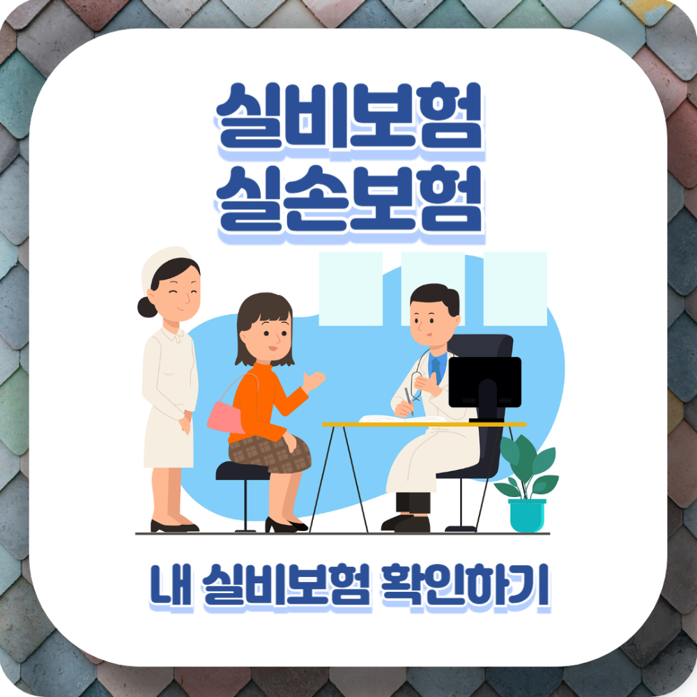 실손보험 실비보험 알아보기