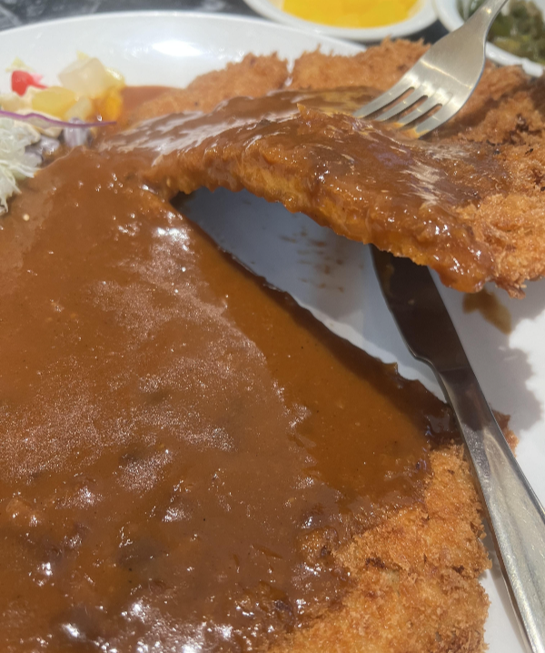 돈까스-단면