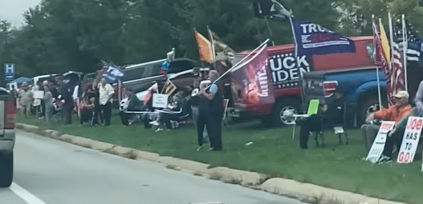  [레드 옥토버] 미국민들의 분노... 바이든 물러가라 [RED OCTOBER] Michigan Protestors: Biden Fuck!