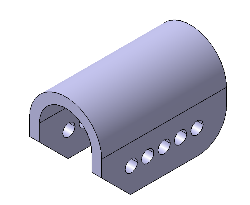  [CATIA V5] Part Design Pad Pocket Exercise 05 (카티아 파트디자인 패드 포켓 예제 05)