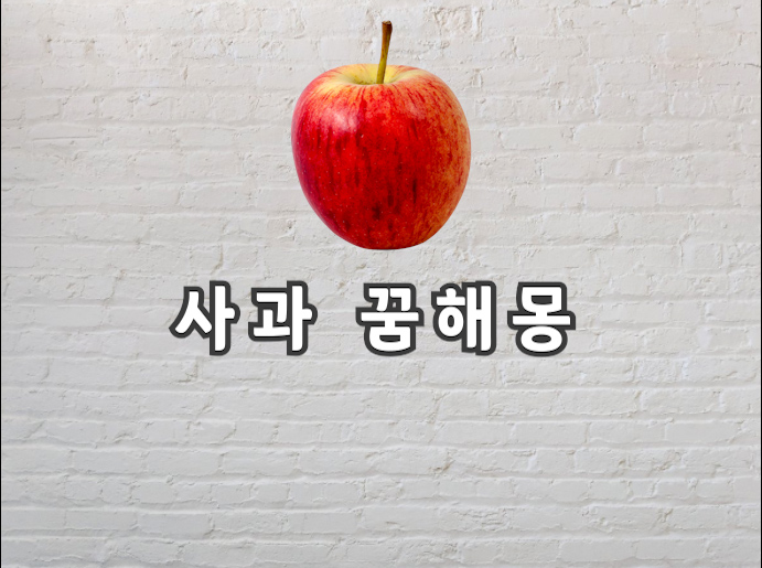  사과 먹는 꿈 사과 받는 꿈 사과 꿈이 궁금하다면 들어오세요