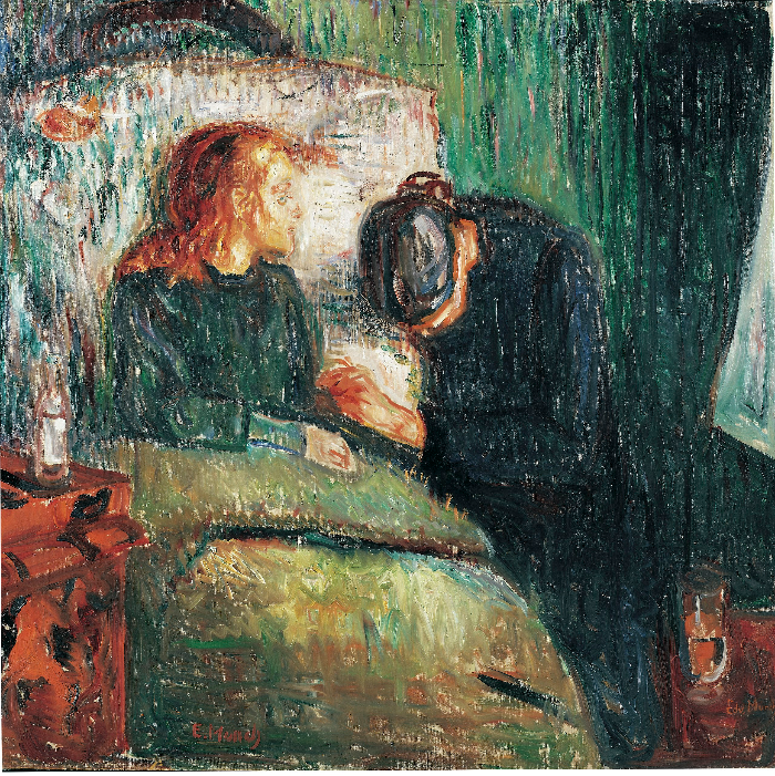 The Sick Child (1907)-Edvard Munch