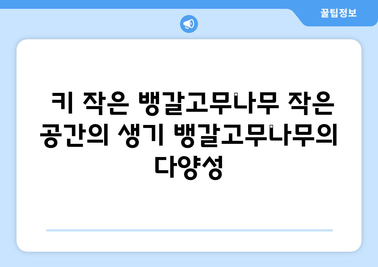  키 작은 뱅갈고무나무 작은 공간의 생기 뱅갈고무나무의 다양성