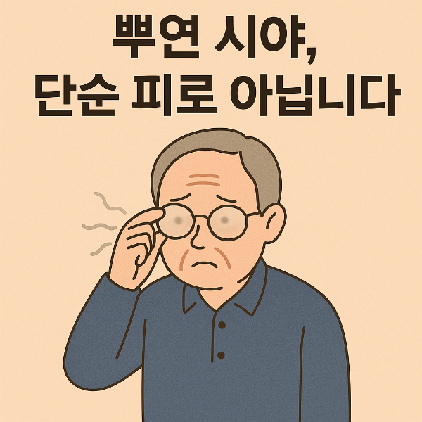 백내장 초기 증상, 이렇게 시작됩니다.(예방 꿀 팁까지!)