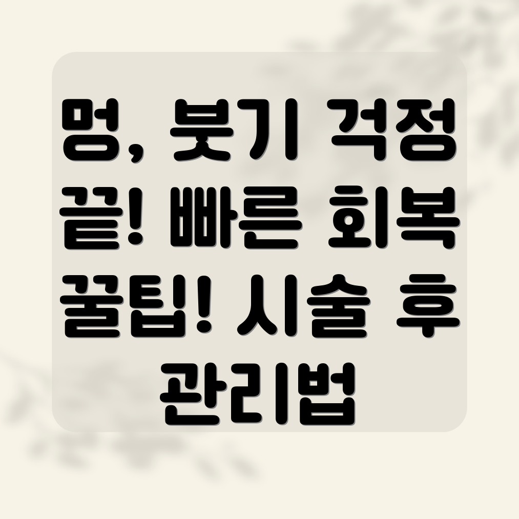 멍붓기