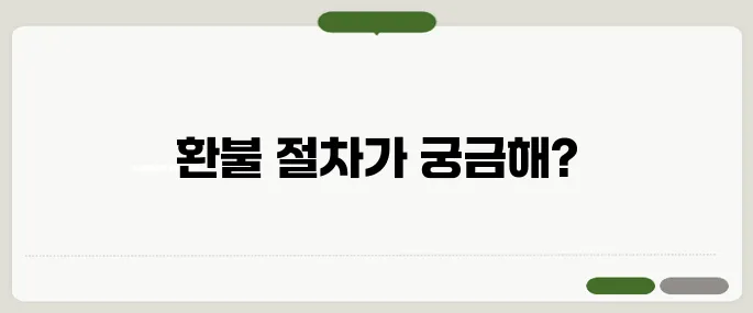 카카오톡 이모티콘 환불 받기