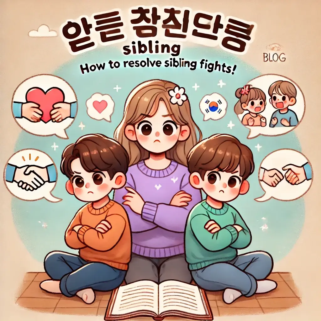 형제자매 싸움, 부모가 꼭 알아야 할 현명한 대처법 5가지!