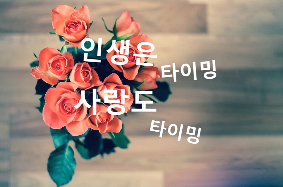  고백 타이밍 언제가 좋을까