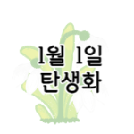 이 이미지를 클릭 하시면 1월 1일 탄생화 스노드롭에 관한 포스팅으로 이동됩니다.