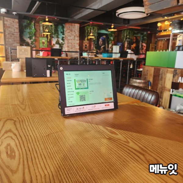  이태리양조장 부산동래점 수제맥주집 테이블오더 메뉴잇 설치 사례