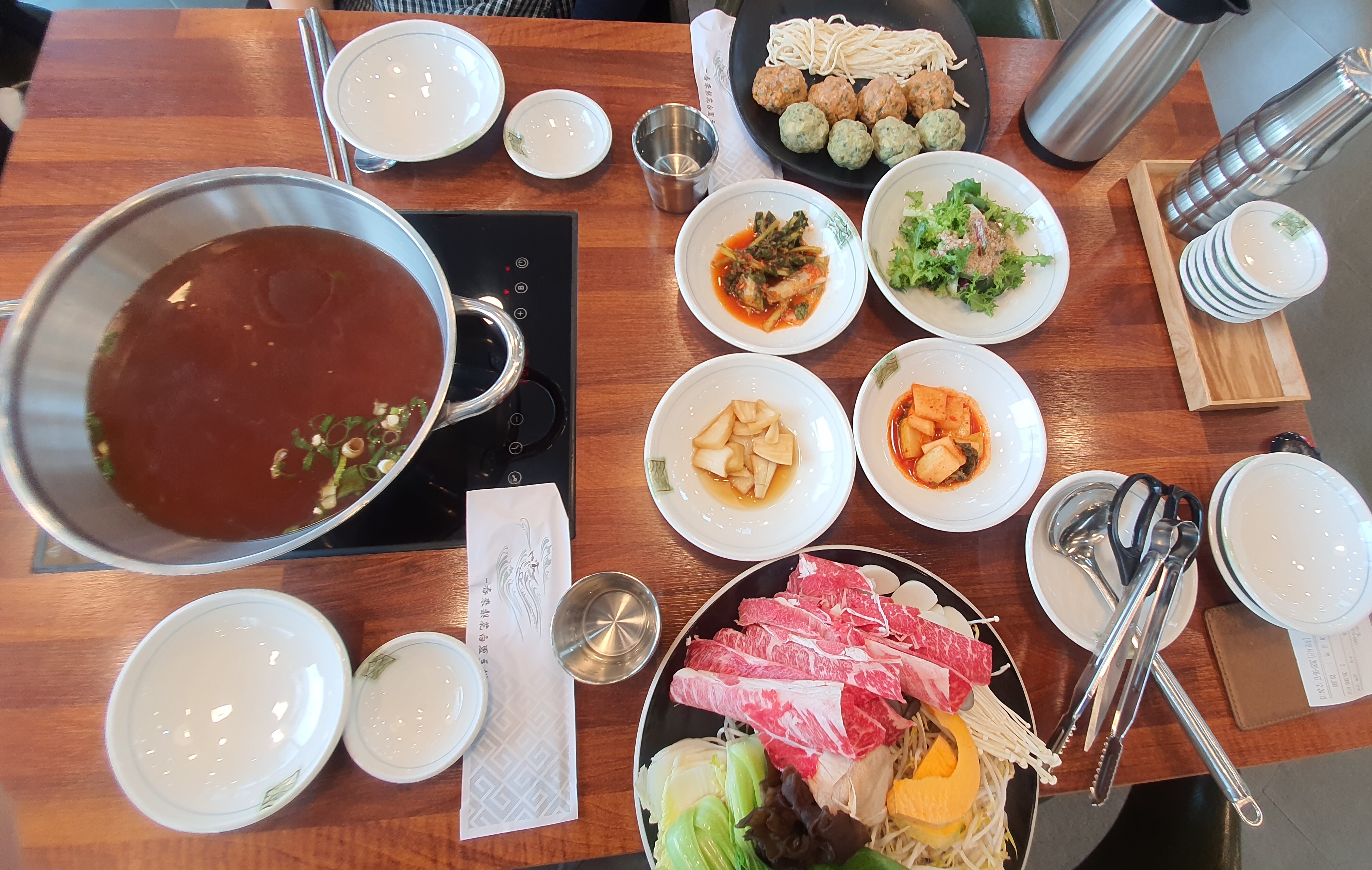 [경기 오산] 고갯마루 굴림만두 전골 - 만원으로 즐기는 샤브샤브 맛집