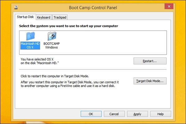 Apple Boot Camp를 통해 Windows 설치