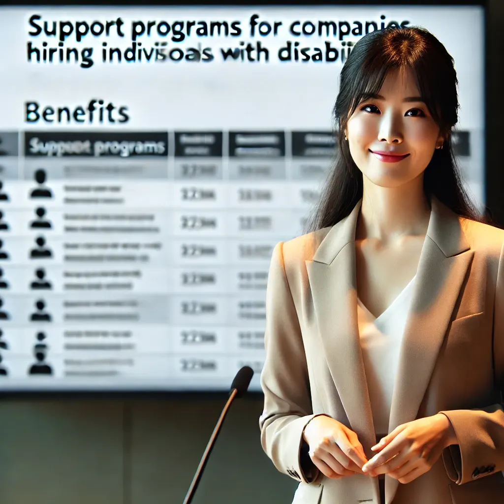 HR 담당자와의 상담 장면