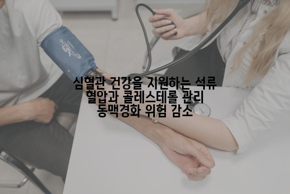 심혈관 건강을 지원하는 석류 혈압과 콜레스테롤 관리 동맥경화 위험 감소