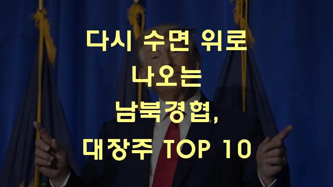 다시 수면 위로 나오는 남북경협, 대장주 TOP 10