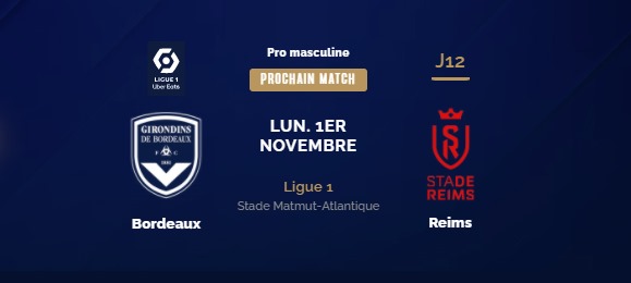 Bordeaux VS Reims