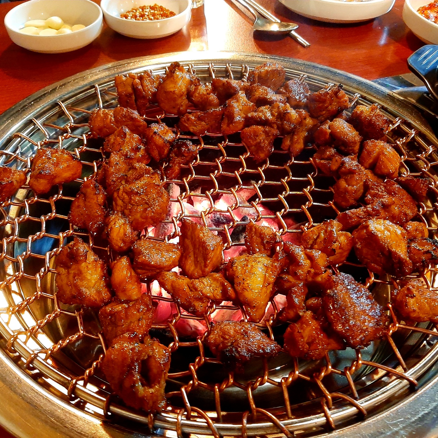  강북구 맛집 엄지갈비에서 맛있는 목살갈비 먹기