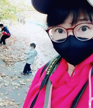 [20201031]남양주 다산신도시 체육문화공원 낙엽길에서 낙엽 주으면서 놀았다_대장내시경 2일전 식이조절 실패한 이야기...