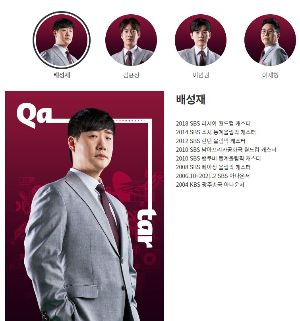 SBS 월드컵 캐스터