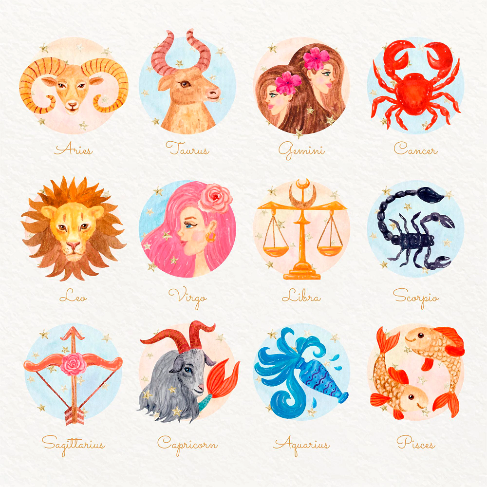 handed painting zodiac pic