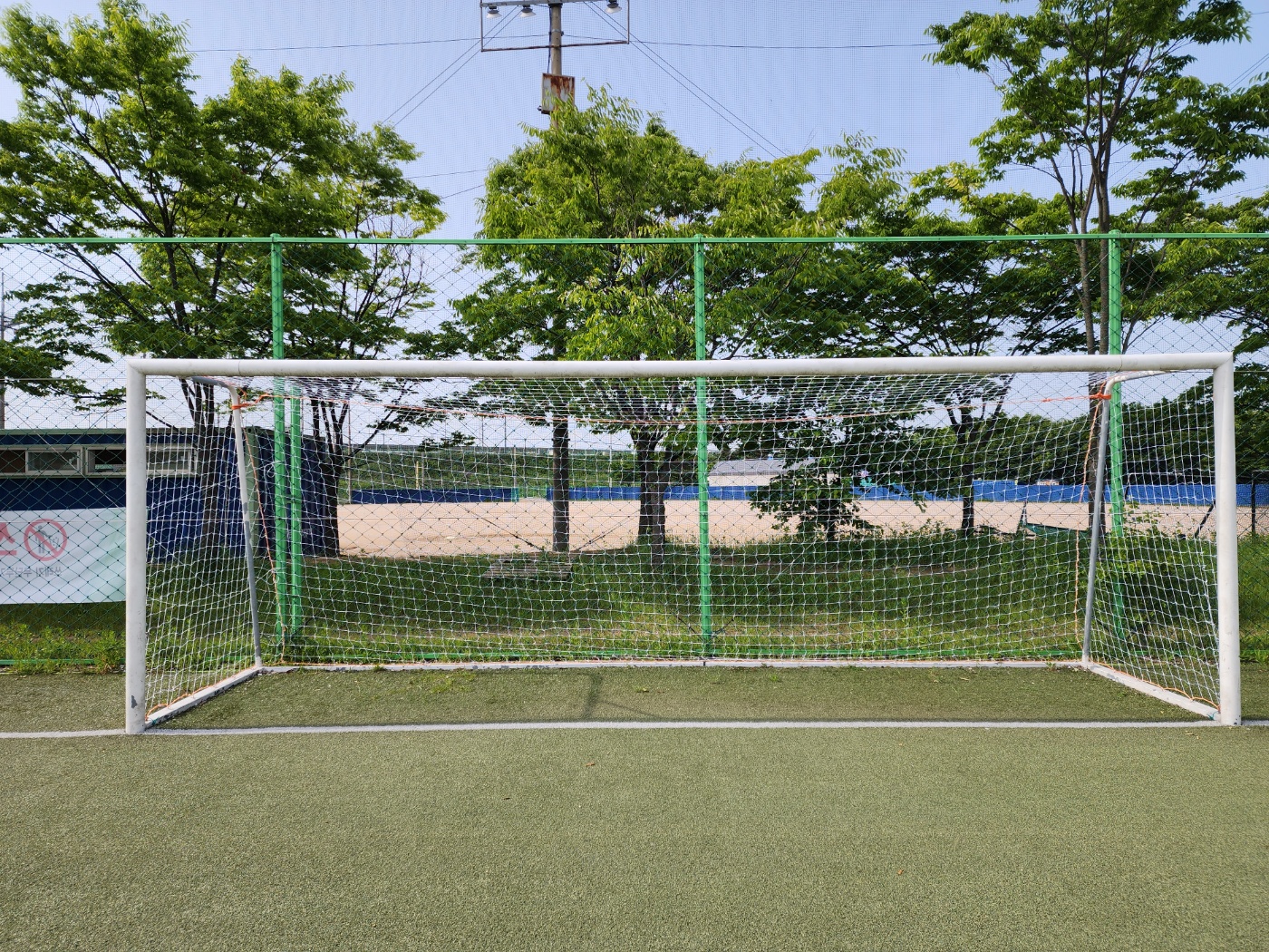  [날개스포츠] 인천드림파크문화재단 제1,2,3축구장 축구골망 교체, 축구골대그물망 교체 작업