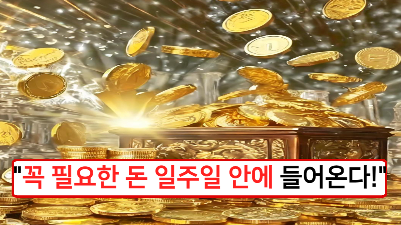 “꼭 필요한 돈 일주일 안에 들어온다!” 금전운을 높이는 확실한 방법
