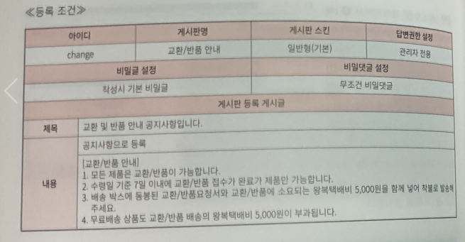 전자상거래운용사실기공지사항