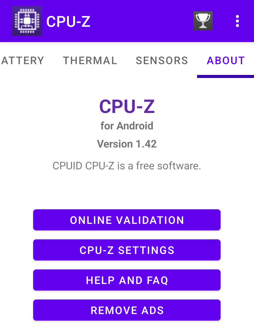 cpuz 어플 소개